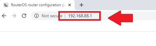 Mikrotik login using ip address