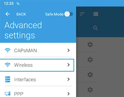 Mikrotik Router wifi settings