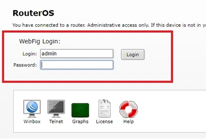 login Mikrotik Router 