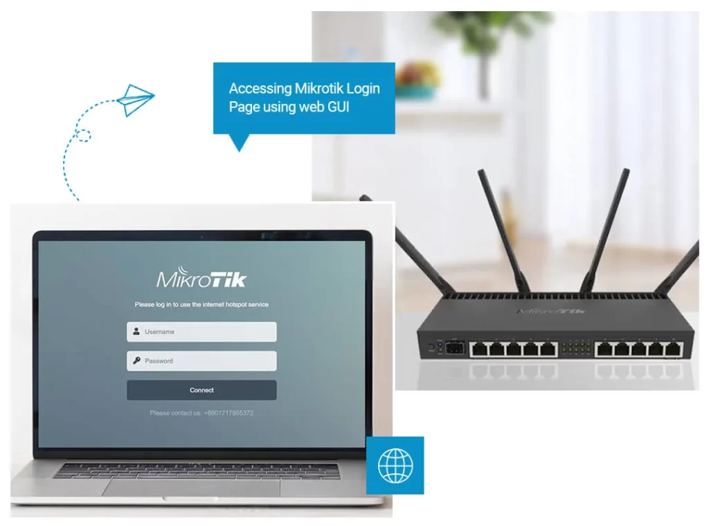 Mikrotik Login Page Through Web GUI